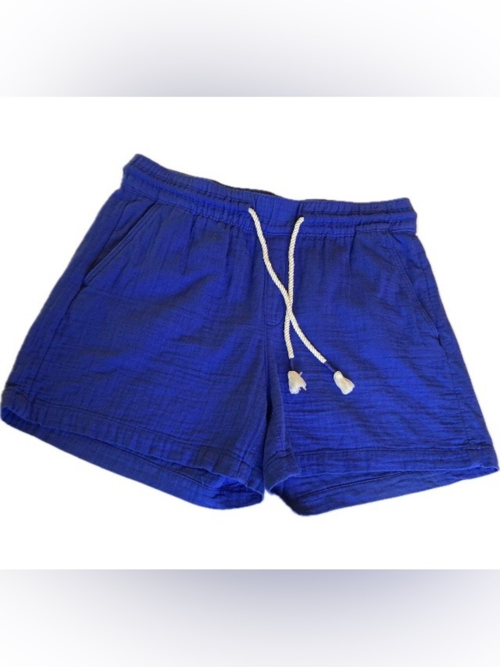 Old Navy Royal Blue Cotton Drawstring Shorts Size Medium
Beach Summer